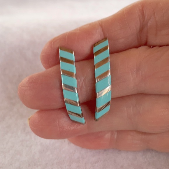 Jewelry - Turquoise & Sterling Earrings